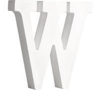 Lettre W - MDF Blanc - 11 cm - Rayher Blanc G