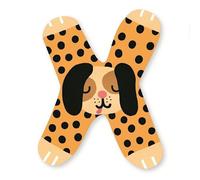 Lettre 'X' décorative en bois Animaux 7 cm Vilac® par Michelle C