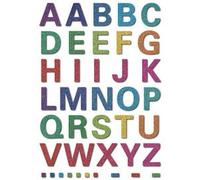 lettres alphabétiques MAGIC A-Z, glittery