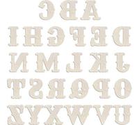 Lettres en bois - Lettres de l'alphabet - Décoration murale à réaliser soi-même - Multiplex brut - 33 cm - Inconnu