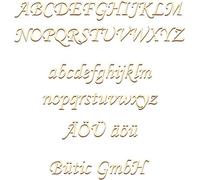 Lettres en bois - Texte au choix - Créer une décoration murale - Multiplex de chêne lasuré - Hauteur : 5 cm - Bois naturel