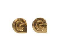 Lettres En Cire - G - , Or, 9mm, 2 Pièces