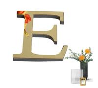 Lettres murales 3D - Miroir 3D - Lettres en acrylique doré clair pour décoration d'intérieur, mur, mur d'art DIY pour la maison, la chambre à coucher, le salon