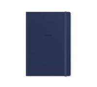 Letts of London Agenda semainier 2025 Edge A5 avec notes Bleu marine