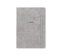 Letts of London Agenda semainier 2025 Edge A5 avec notes - Gris