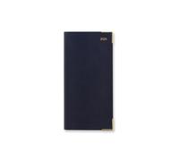 Letts of London Agenda semainier 2025 format portrait classique avec rendez-vous Bleu foncé