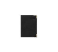 Letts of London Connoisseur Mini agenda semainier de poche 2025 Noir