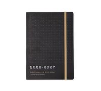Letts of London Eco Writers Quotes Agenda scolaire semainier 2026/2027 Format A5 Papier kraft Noir 27-031475