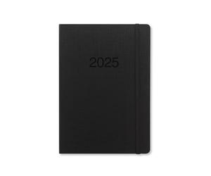 Letts of London Memo Agenda semainier 2025 Noir Format A5