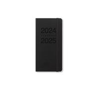 Letts of London Memo Slim Agenda scolaire semainier 2024/2025 Noir