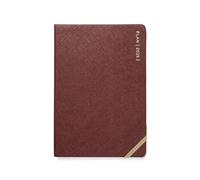 Letts of London Serene Agenda semainier 2025 Bordeaux Format A5