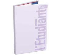 L'ETUDIANT Agenda Scolaire 2025-2026 Couverture PVC 15x21cm journalier Couleur Violet