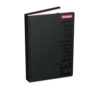 L'ETUDIANT BAC PREMIERE Agenda Scolaire 2025 2026 Couverture ouatinée 12x18cm journalier - Noir