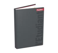 L'ETUDIANT Agenda Scolaire 2025 2026 Couverture ouatinée effet métalisé 15x21cm journalier - Gris