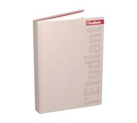 L'ETUDIANT METAL ROSE Agenda Scolaire 2026 - 2027 - Couverture ouatinée effet métalissé 15x21cm journalier - Rose