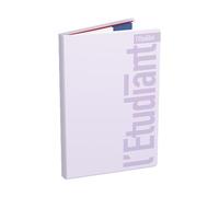 Etudiant Agenda 400118762 - 15 X 21 Cm - 1 Jour Par Page - Couverture Pvc - 352 P - Couleur Bleu Pastel