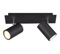 Leuchten 802400232 Plafonnier,Noir Mat,1 Unité (Lot De 1)