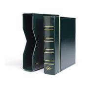 Leuchtturm 301280 Album numismatique Numis Classic - avec Cassette de Protection & 5 Pochettes pour pièces de Monnaie de Ø 44, 34, 25, 17 mm - Vert