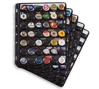 Leuchtturm 305080 Compart Pochettes en Plastique pour 42 Capsules de Bouteilles ou de Champagne - Lot de 5, pour classeurs Grande