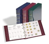 Leuchtturm 330847 Reliure à Anneaux Numis - Classic Design avec Cassette de Protection et mécanisme à 4 Anneaux - 235 x 240 x 60 mm - Vert
