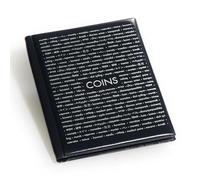 Leuchtturm 335392 Album de Poche pour 96 pièces de Monnaie - Album de Collection pour pièces de Monnaie avec 8 Feuilles pour 12 pièces chacune - Bleu