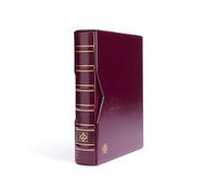 Leuchtturm 336281 Album de Billets Vario Classic - Reliure à Anneaux de Haute qualité à Personnaliser avec Cassette de Protection - Rouge