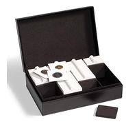 Leuchtturm Coffret pour 100 Capsules QUADRUM, Noir