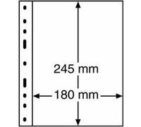 Leuchtturm Pochettes Plastiques Optima, 1 Compartiment, Transparent