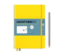 LEUCHTTURM1917 362364 Carnet de croquis Medium (A5), Couverture rigide, 112 pages (150 g), blanc, Citron