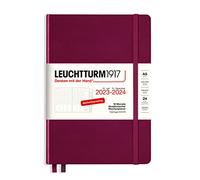 LEUCHTTURM1917 367552 Agenda scolaire semainier moyen (A5) 2024, 18 mois, port rouge, allemand