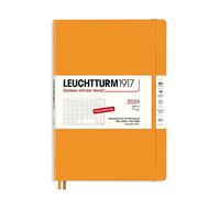 LEUCHTTURM1917 367568 Rising Sun Rising Sun Agenda mensuel et bloc-notes 2024-16 mois - Couverture souple - Format B5 - En allemand