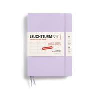 LEUCHTTURM1917 370626 Agenda semainier 2025, médium, format A5, 18 mois, violet, en allemand