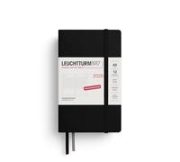 LEUCHTTURM1917 372597 Agenda journalier de poche 2026, format A6, 12 mois, noir, allemand