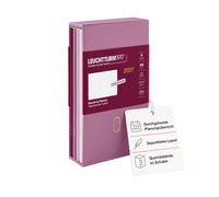 LEUCHTTURM1917 Agenda journalier 2027, Pocket A6, Shades of Rose | 4 volumes trimestriels sous coffret, une page entière par jour, pointillé, papier 80 g/m² sans acide, édition allemande