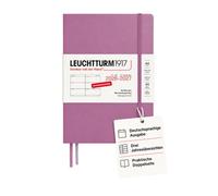 LEUCHTTURM1917 Agenda semainier 2027, A5, Couverture rigide, Dusty Rose | 18 mois, 208 pages, sans acide, planificateur de projet, jours fériés, allemand