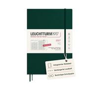 LEUCHTTURM1917 Planificateur mensuel & carnet, Composition B5, 2027 | 16 mois, couverture souple, sans acide, 136 pages numérotées, allemand