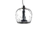 LEUCOS lampe à suspension AURELIA BOLD S 22 (2700K, effet d'eau transparent et canon de fusil opaque - verre et métal)