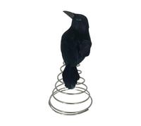 Leurre Corbeau Accessoire De Fête Effrayant Et Décoration D'Oiseau Pour