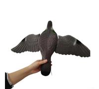Leurre réaliste pour jardin et balcon, répulsif contre les oiseaux en plastique avec posture de vol réaliste pour effrayer les pigeons, réplique de lutte antiparasitaire résistante aux intempéries