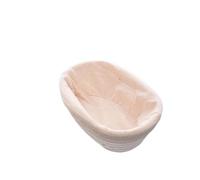 levain, Panier à levain for la levée de pâte, avec doublure en lin, ustensiles cuisine for le pain(Oval a)