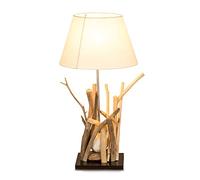 levandeo Lampe de table en bois flotté - 35 x 35 cm - Hauteur : 65 cm - Pièce unique