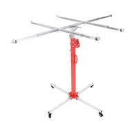 Lève-cloison sèche robuste, outil de plaque réglable à 360° avec roulettes roulantes, assemblage facile, bras extensible pour une manipulation sûre des feuilles