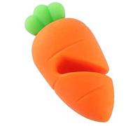 Lève-couvercle anti-fuite en silicone - En forme de carotte - Petite chaleur douce - Support de couvercle de casserole - Ustensiles de cuisine amusants