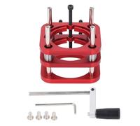 Lève-défonceuse en métal pour base de table de défonceuse, alliage d'aluminium, insert de scie de table, plaque de base, 51 mm de hauteur de levage maximale avec manivelle, que ce soit