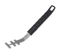 Lève-grille de cuisson Crochet en métal robuste pour grilles en fonte chaude Poignée ergonomique Easy Lift Accessoire de barbecue 27,5 cm