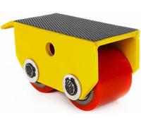 Lève-meubles - Châssis de transport à roulettes - Capacité de charge 2500 kg - Roulettes pour charges lourdes - Pour meubles lourds - Jaune