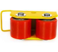 Lève-meubles et roulettes de transport - Kit de déménagement - Capacité de charge 2500 kg - Pour meubles lourds - Roulettes pour charges lourdes - Châssis de transport - Jaune