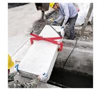 Lève-pierre robuste, plage réglable de 10,2 à 96,5 cm, 1 124,9 kg avec coussinet antidérapant, pince de levage de dalle de granit pour blocs de béton
