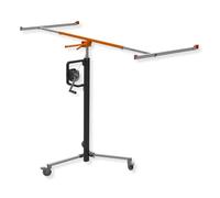 Mondelin - Lève Plaque de Plâtre Professionnel Easylev - Pose Horizontale jusqu’à 3,10 m - Treuil Sécurisé avec Frein - 65 kg - 4 Cales Anti-Dérapantes - Roues avec Frein - Fabrication française