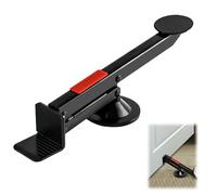 Lève-plaque - Hauteur de levage : environ 7 cm - 100 kg - Rotation à 360 ° - Leve-porte actionné au pied - Lève-porte lourde - Type de pivotement - Positionnement et fixation faciles des portes